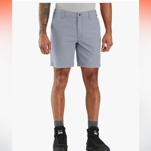 Carhartt Shorts Mens 42 Relaxed Rugged Flex Gray Canvas Work NWT